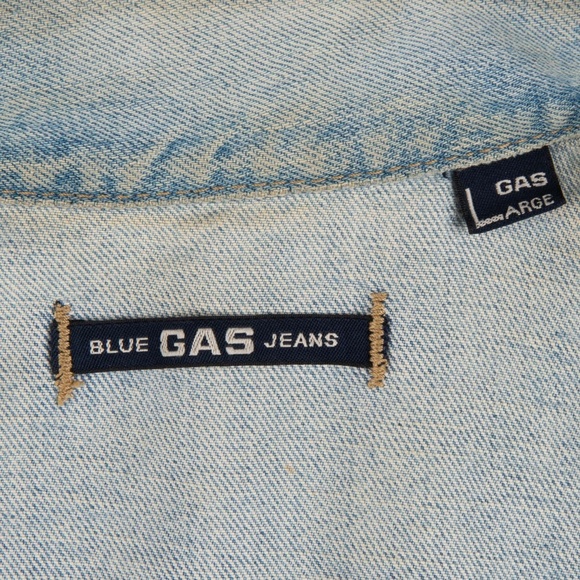Blue Gas Denim Trucker Jacket - Picture 3 of 7